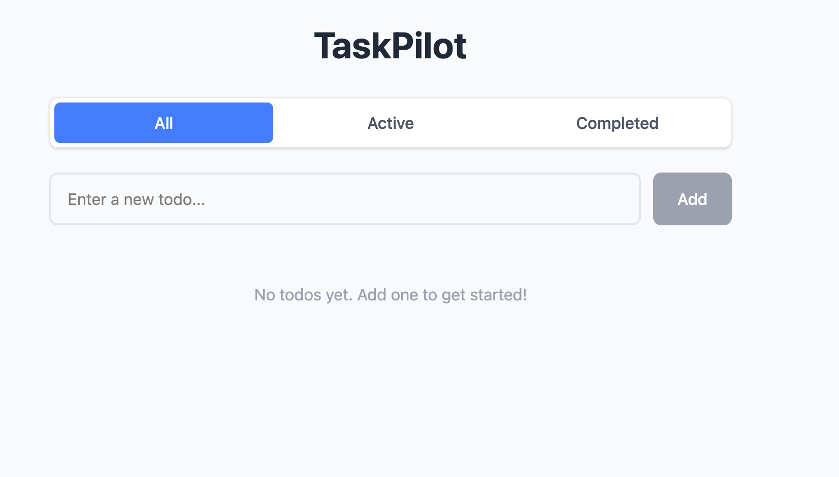TaskPilot screenshot